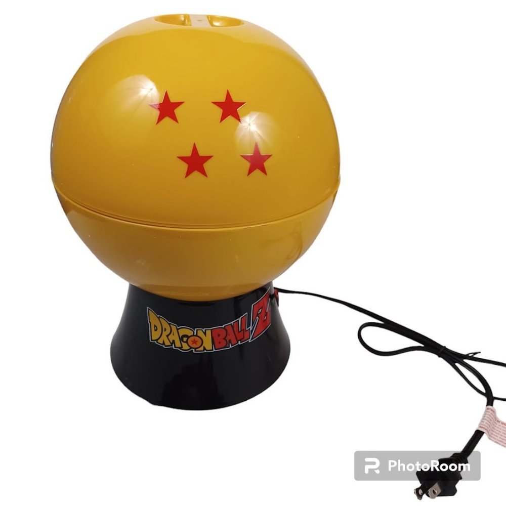 DragonBall Z Popcorn Popper NEW -Hot Air Popper -No Oil -Yellow *OPEN BOX*